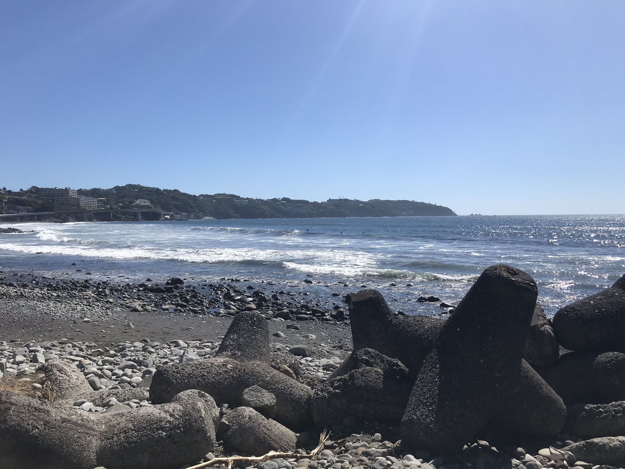 湯河原吉浜海岸サーフィン