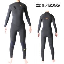 ビラボン ウェットスーツ レディース 4mm / 3mm チェストジップ フルスーツ サーフィン ウェットスーツ Billabong Wetsuits